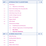 Advertisement and Retail Management(Marketing Elective Subject) MBA III sem E-Book