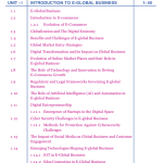 E- Global Business MBA III sem E-Book
