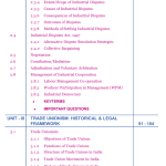 Industrial Relations and Labour Laws (HR Elective Subject) MBA III sem E-Book